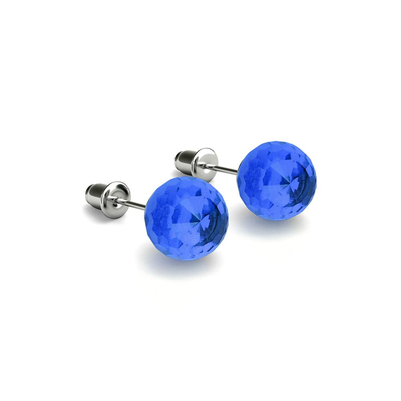 Sapphire | .925 Sterling Silver | Prisma Stud Earrings