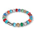 Gilded Rainbow | .925 Sterling Silver | Radiant Facets Crystal Bracelet