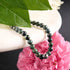 Midnight Green Jasper | .925 Sterling Silver | Healing Gemstone Bead Bracelet