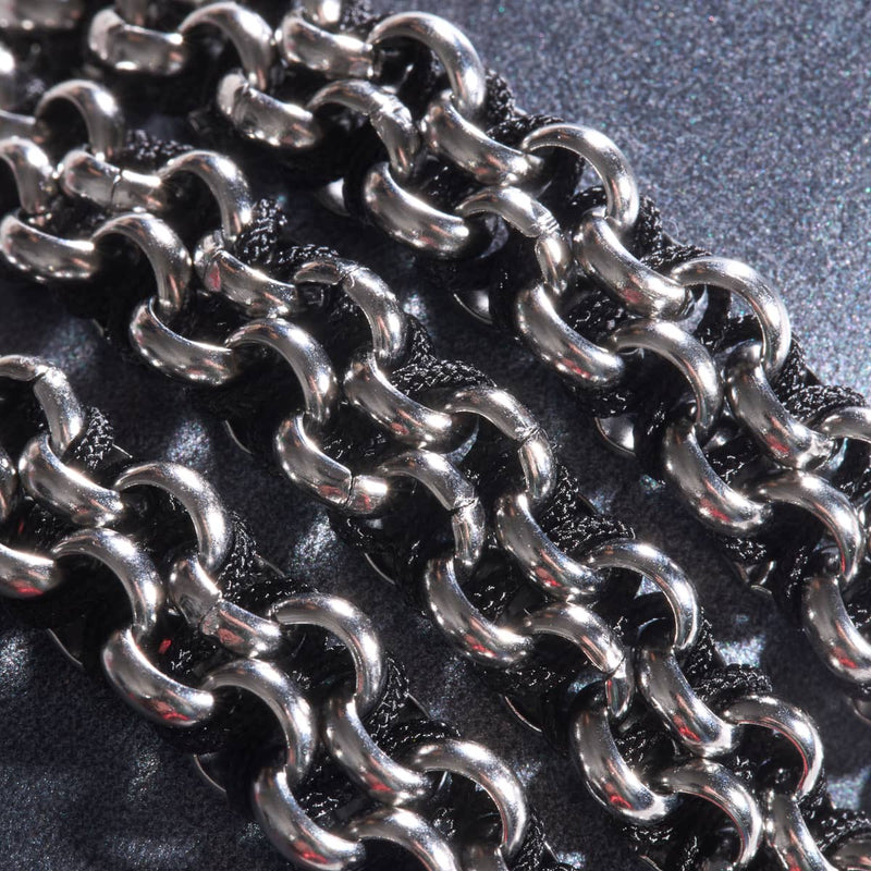 Panda Links | Mini Kismet Bracelet | Black x Silver