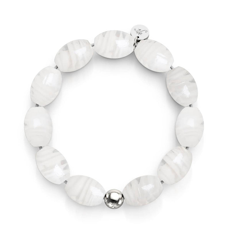 Powder Snow | Tempest Glass Bracelet