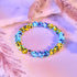 Sun and Sky | Ukrainian Aid | Firefly Glass Bead Bracelet