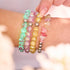Candy Quartz | Silver | Uncut Gemstone Bracelet
