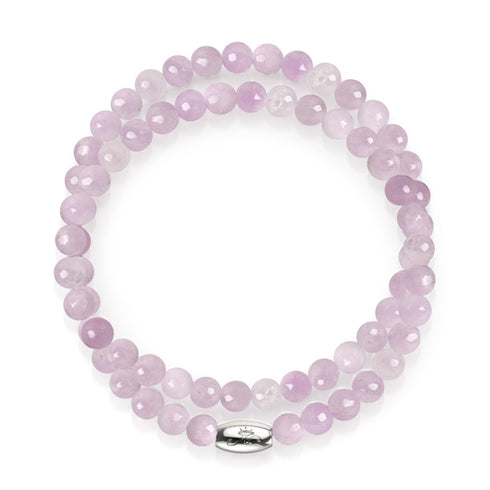 Pink Jade | Gilded Gemstone Wrap