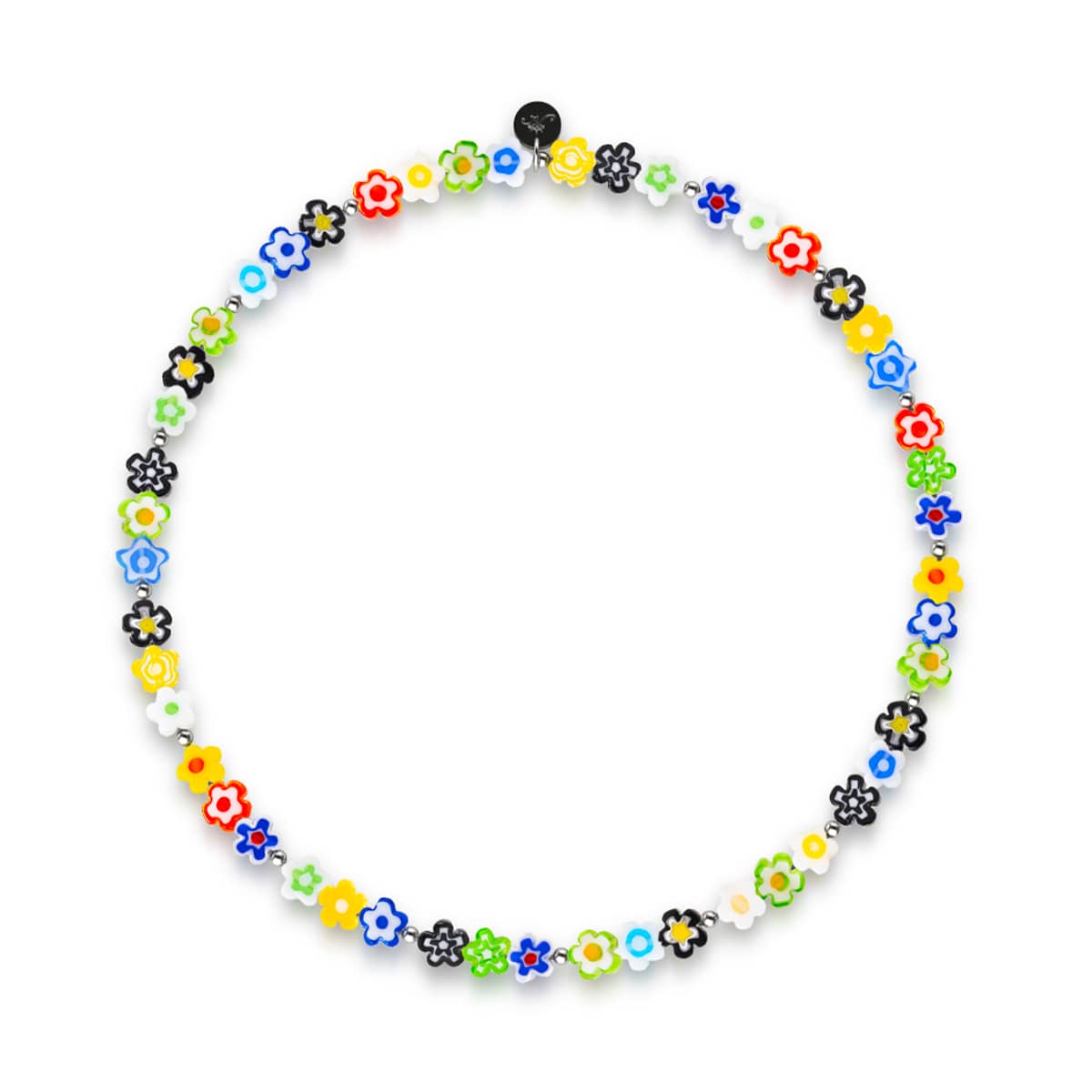 Flower Power Millefiori Wrap Bracelet