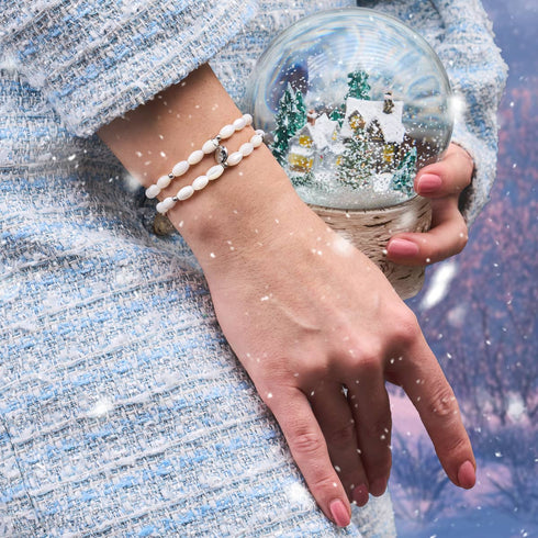 Mother of Pearl | .925 Sterling Silver | Winter Wrap