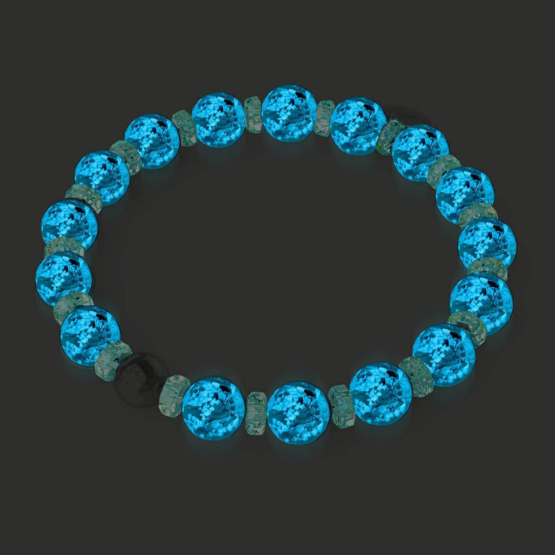 Turquoise | Firefly Glass Snow Globe Bracelet