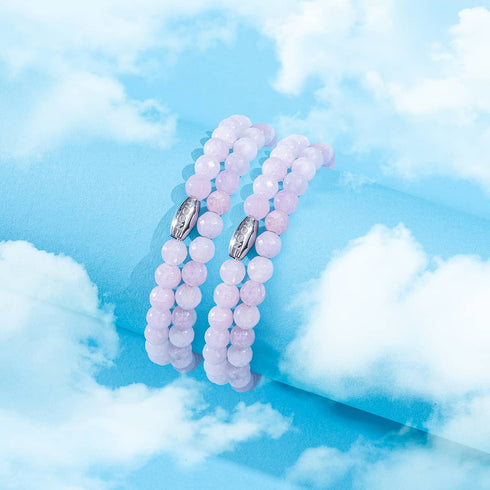 Pink Jade | Gilded Gemstone Wrap