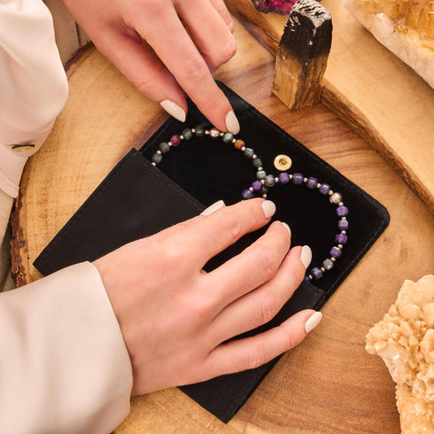 India Agate | Sacred Geode Bracelet
