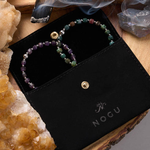 India Agate | Sacred Geode Bracelet