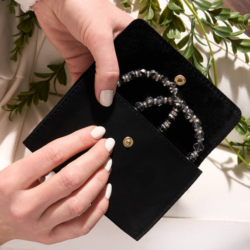 Black | Chrome Clover Bracelet