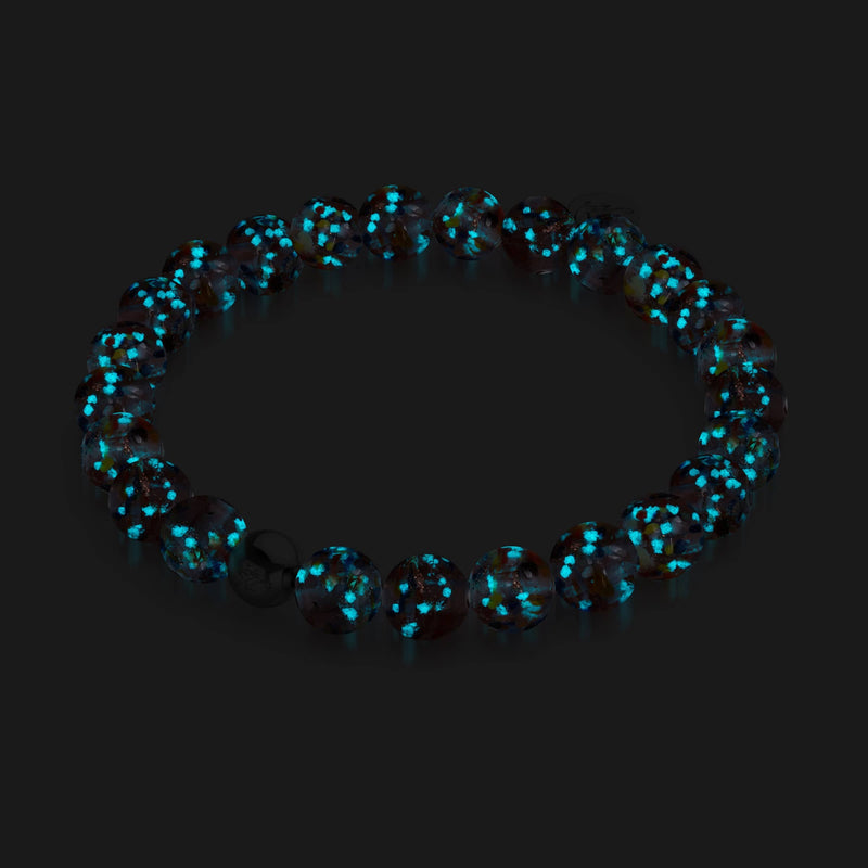 Mystic Purple | Firefly Glass Confetti Bracelet