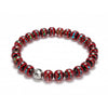 Crimson & Copper | Firework Glass Ribbon Bracelet
