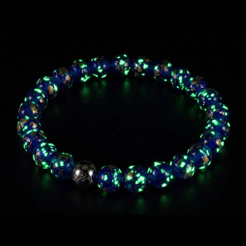 Sapphire | .925 Sterling Silver | Firefly Glass Bracelet