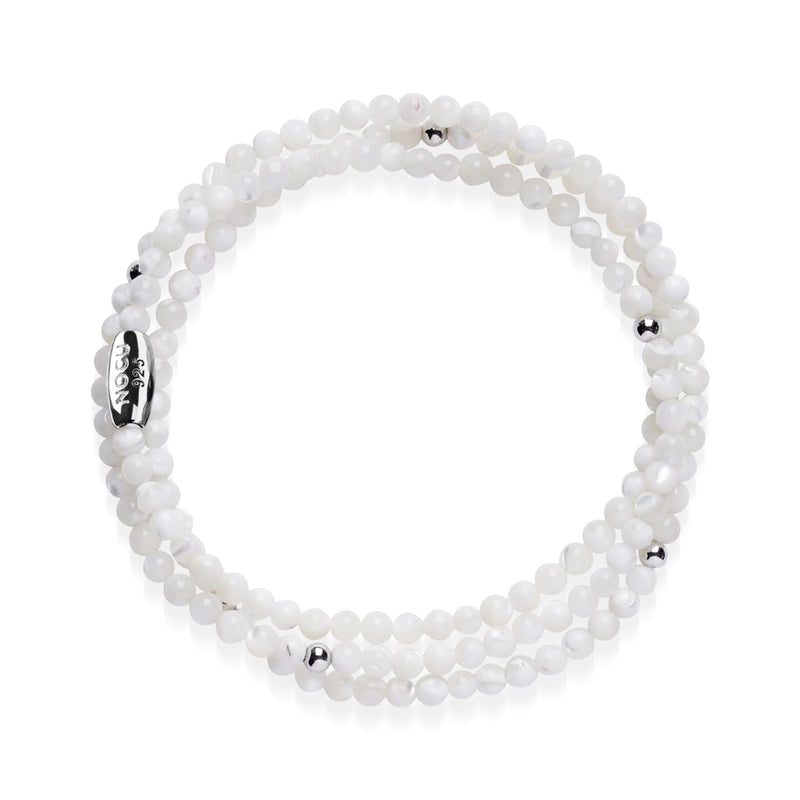 Pearlescent Jasper | .925 Sterling Silver | Gemstone Wrap