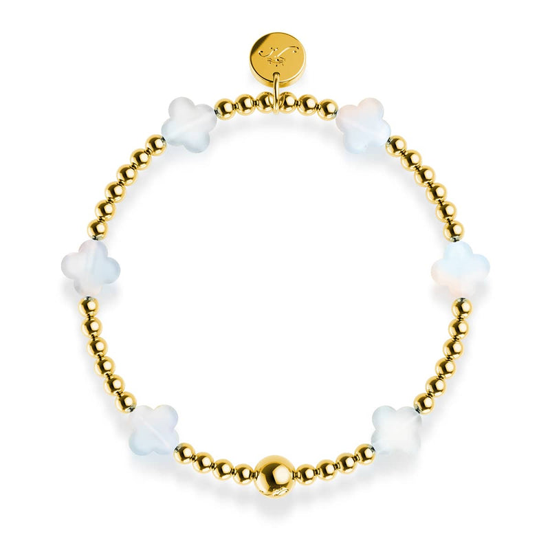 Moonlit Shamrock | Gold | Clover Essence Bracelet