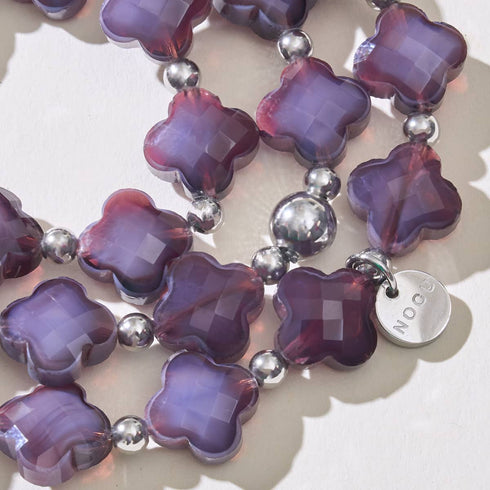 Violet Spring | Clover Bracelet