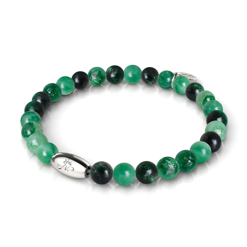 AAA Green Lepidolite | .925 Sterling Silver | Gemstone Bracelet