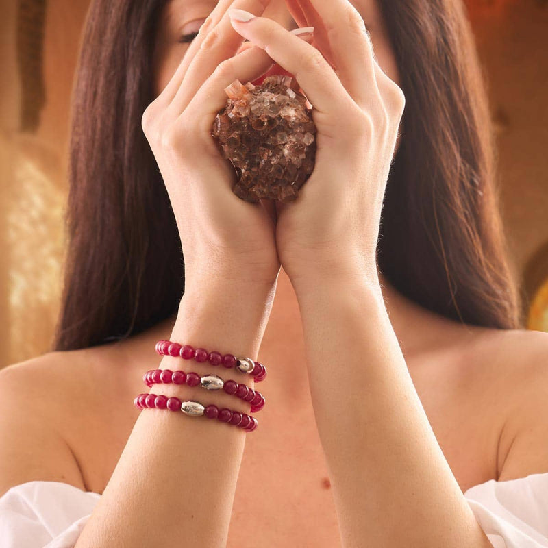 AAA Ruby | .925 Sterling Silver | Gemstone Bracelet