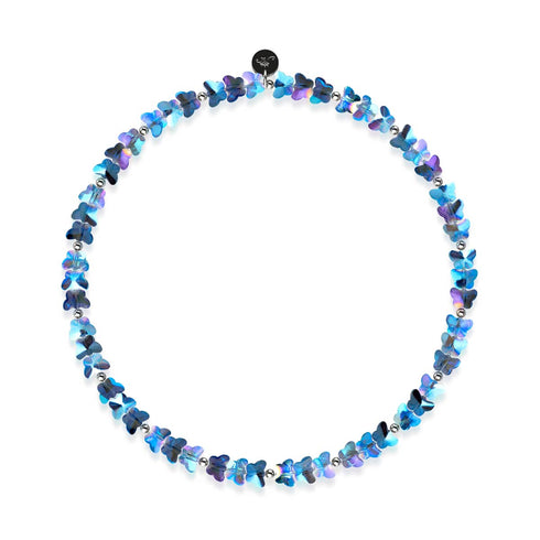 Aegean Sea | .925 Sterling Silver | Mystic Blue Butterfly Wrap