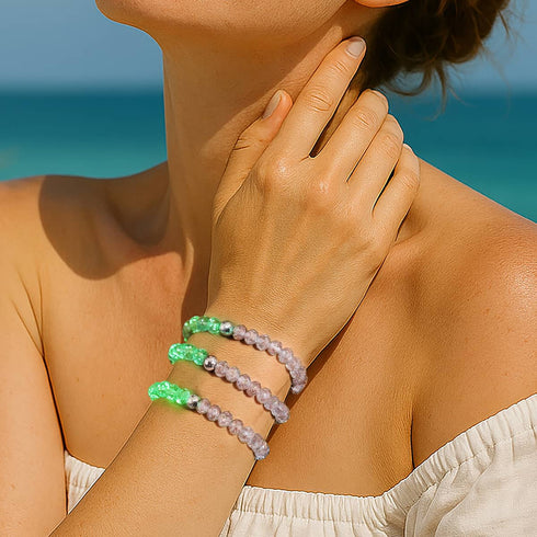 Celestial Cloud | Firefly Glass Diamonds Bracelet