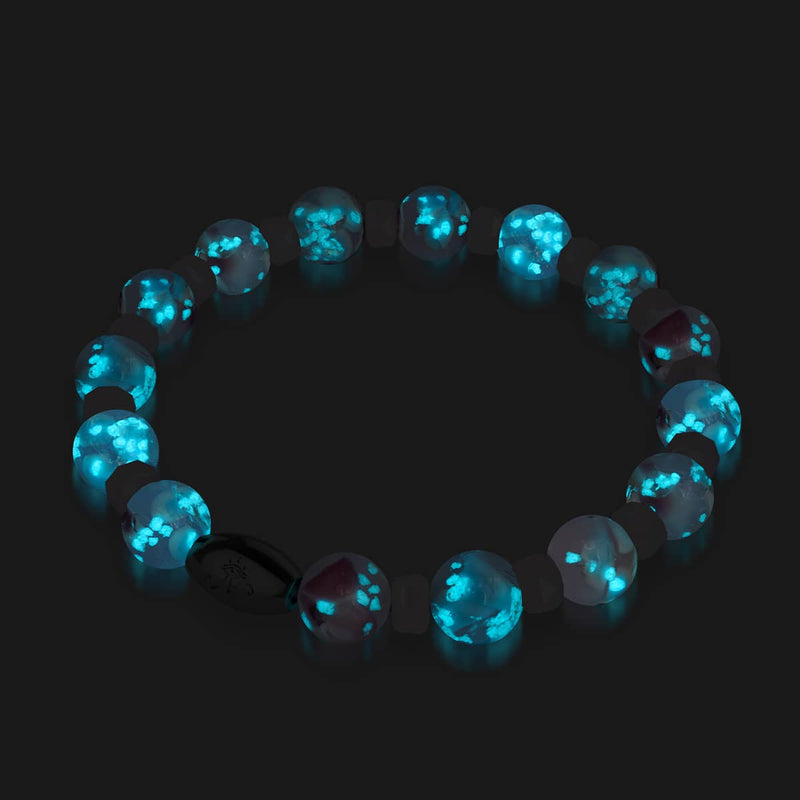 Pink Orchid | .925 Sterling Silver | Firefly Glass Blossom Bracelet