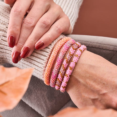Piglet | Himalayan Glass Bead Bracelet