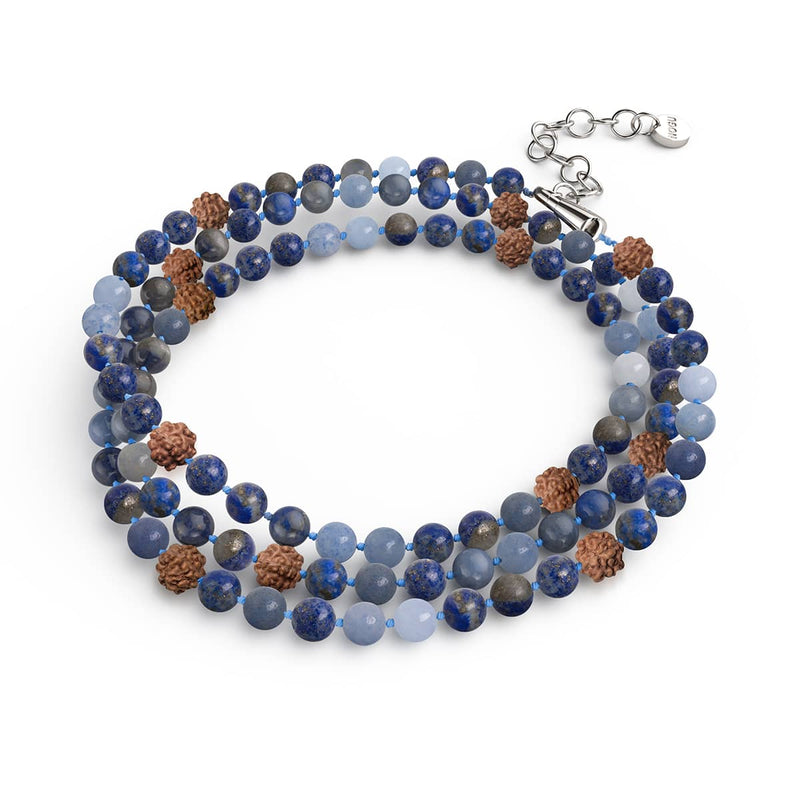 Tao | Gemstone Rudraksha | Mala Spiritual Wrap