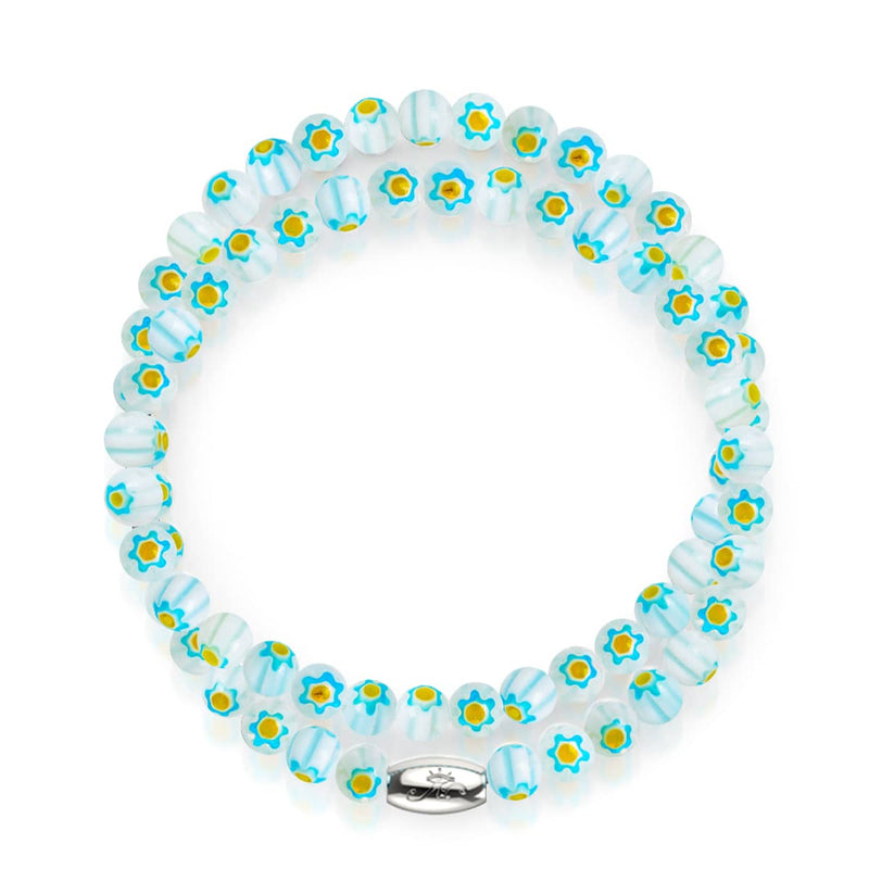 Venetian Clematis | Silver | Millefiori Wrap