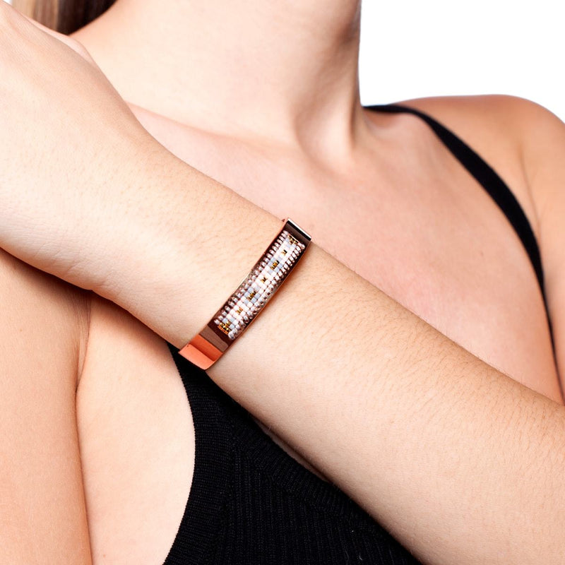 Monterey | 18k Rose Gold | Boho Bangle