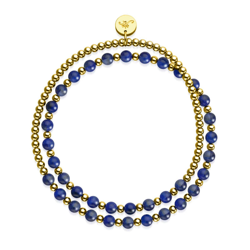 Lapis x Gold | Boho Gem Wrap