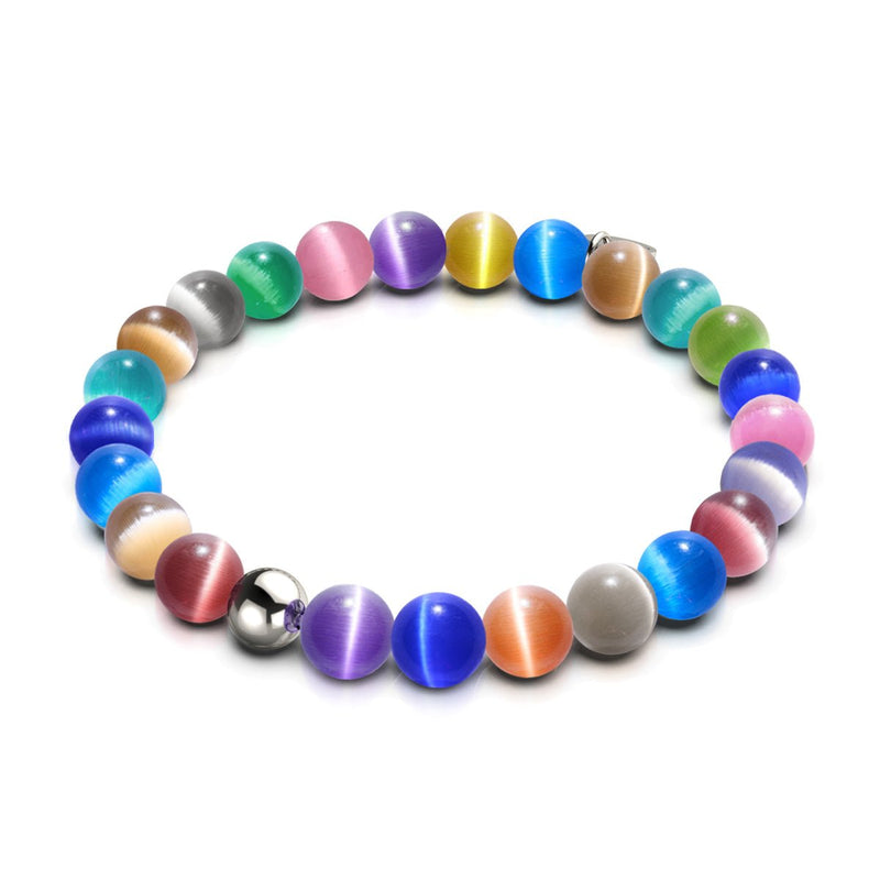 Cheshire Forest | .925 Sterling Silver | Cheshire Glass Bracelet