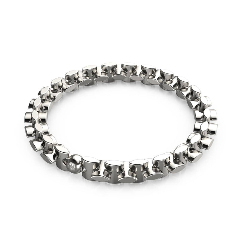 Classic Chrome | Monroe Links | Hourglass Bracelet