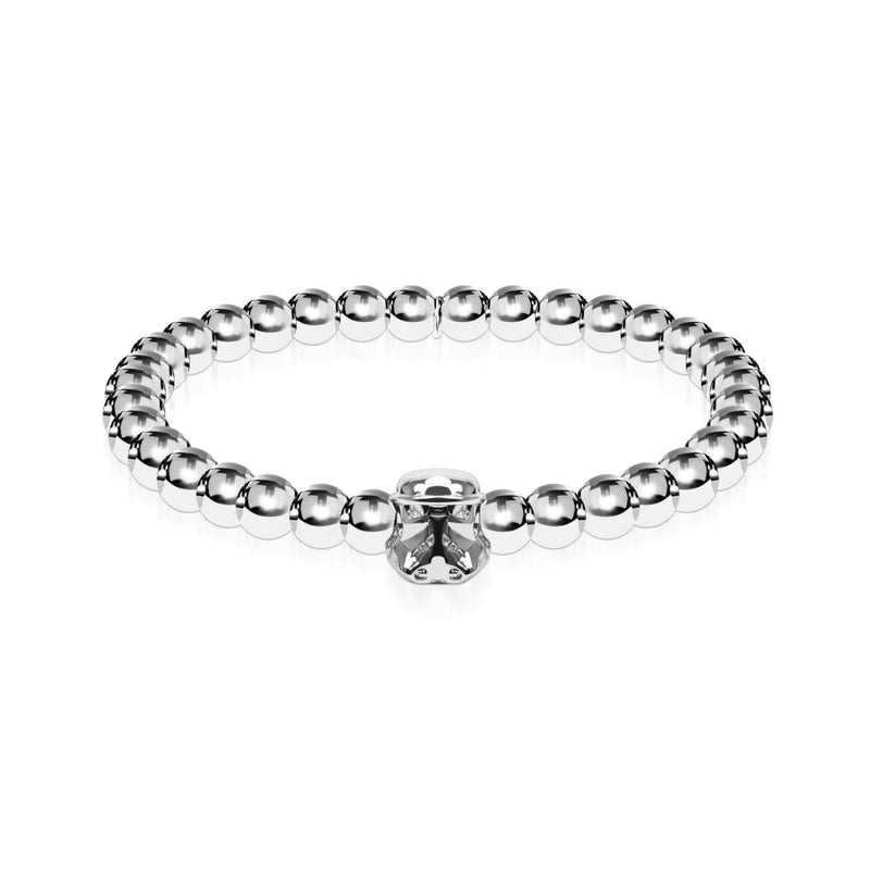 Trooper | Silver | Crystal Charm Bracelet
