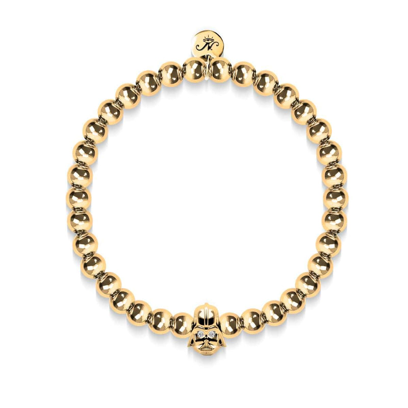 Vader | 18k Gold | Crystal Charm Bracelet