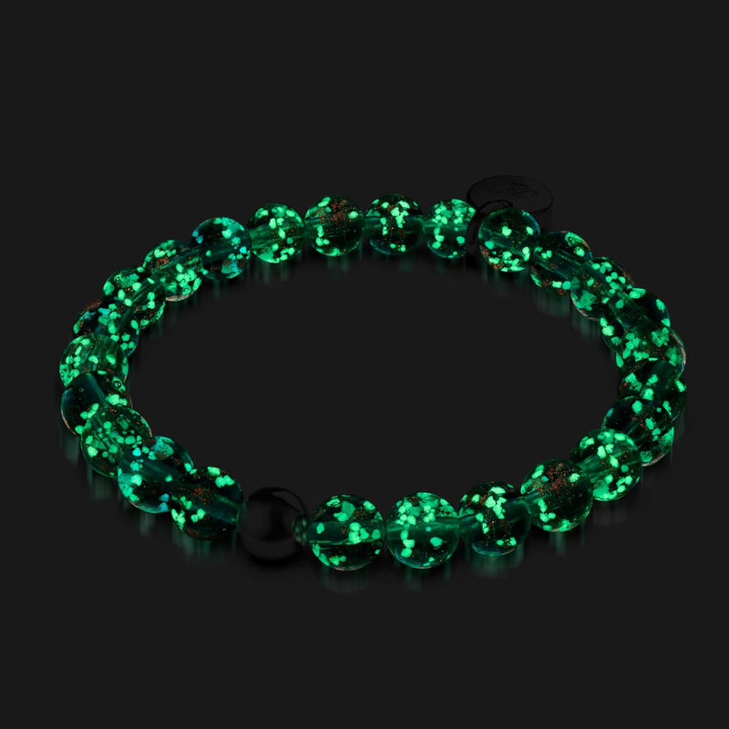 Merlot | .925 Sterling Silver | Firefly Glass Bracelet