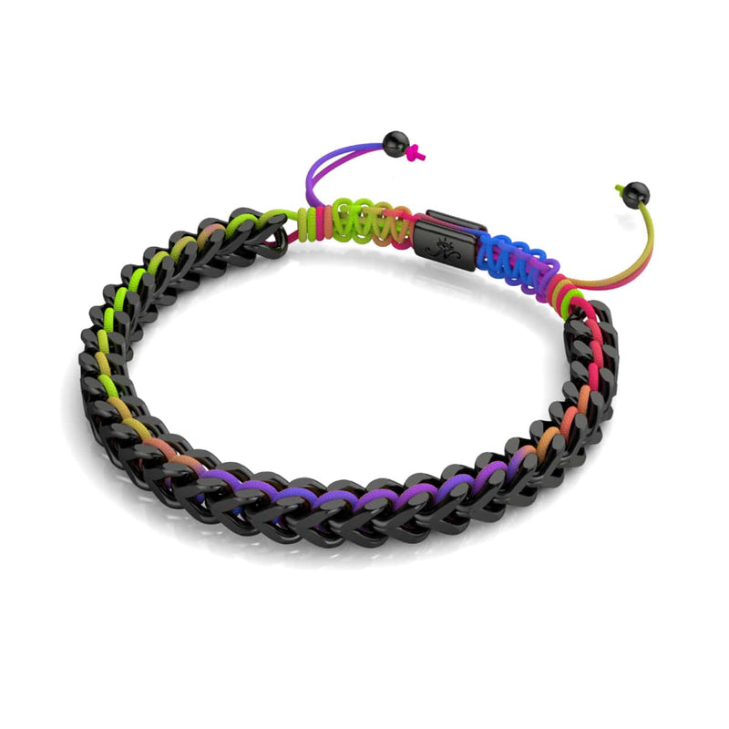 Spectrum x Gunmetal | Gaia Wheat Chain Bracelet