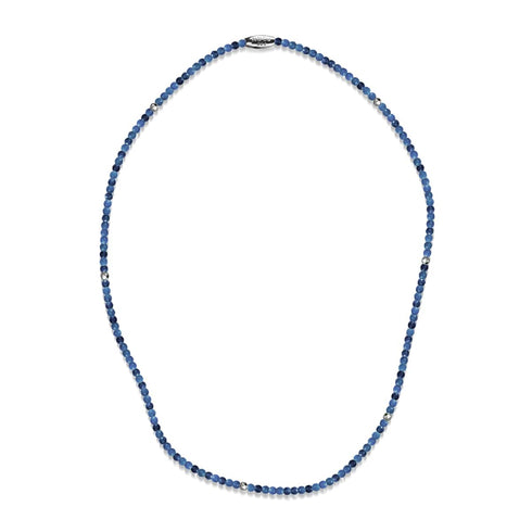 Blue Agate | .925 Sterling Silver | Gemstone Wrap