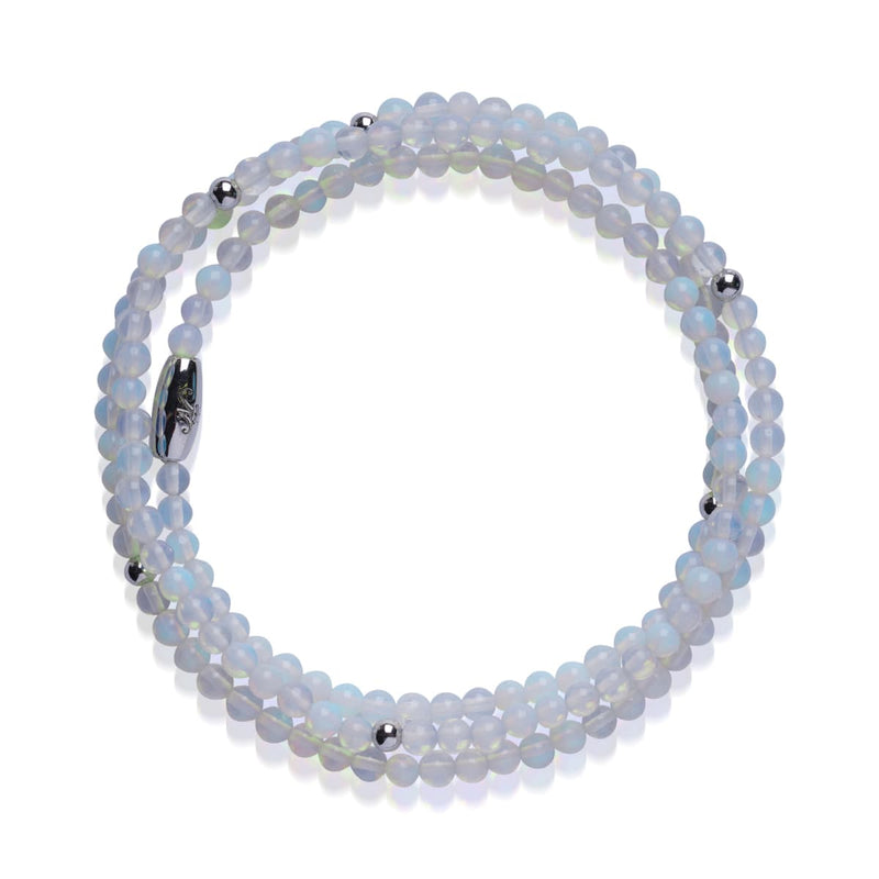 Opal Moonstone | .925 Sterling Silver | Gemstone Wrap