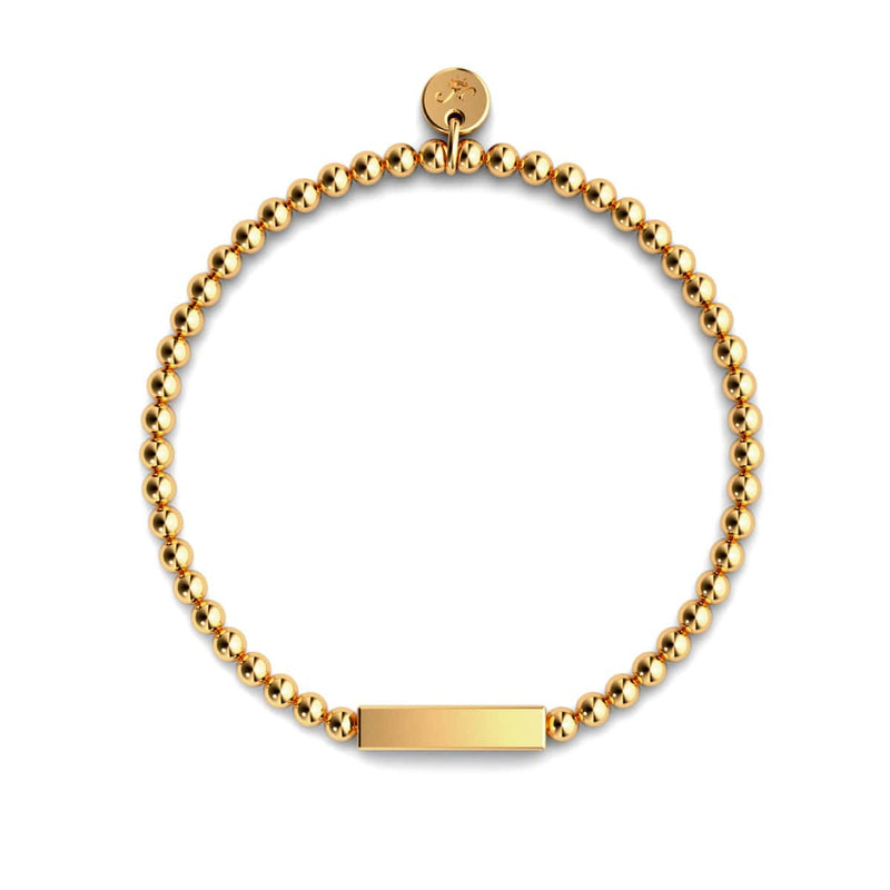 Gold | Gilded Bar Bracelet | Mini
