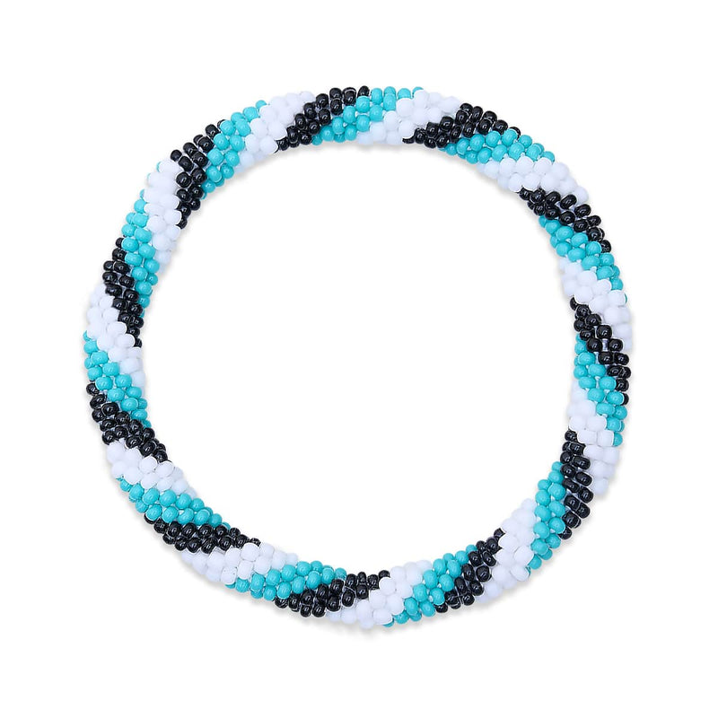 Tidal Wave | Himalayan Glass Bead Bracelet