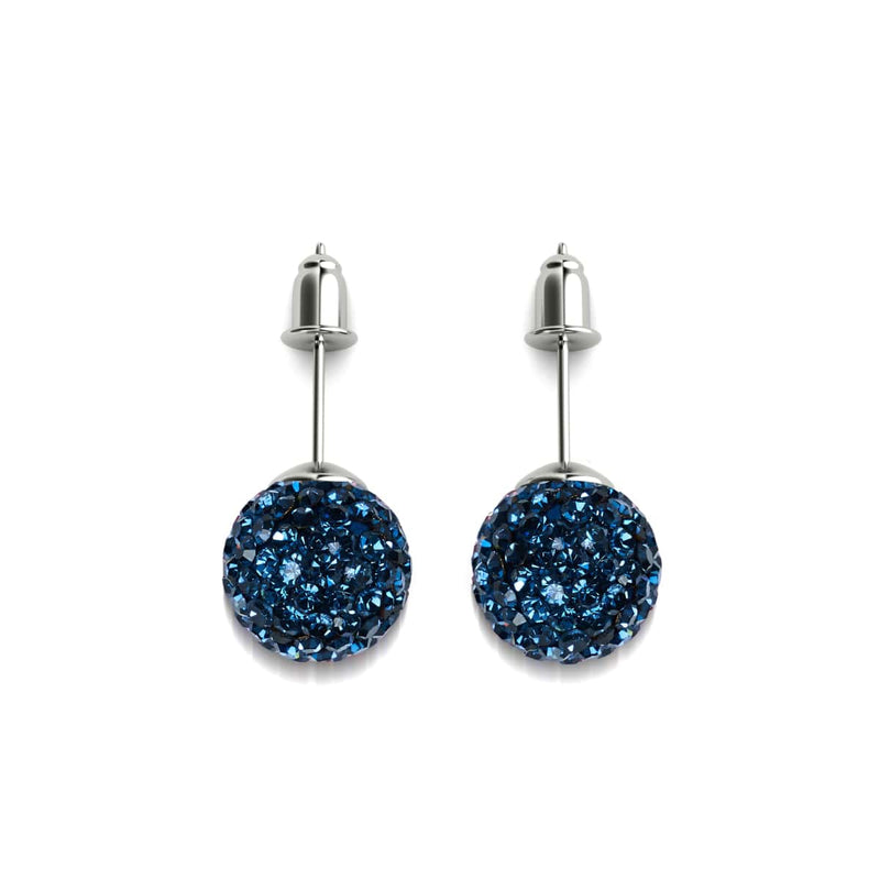 Sapphire Crystal | .925 Sterling Silver | Kikiballa Earrings