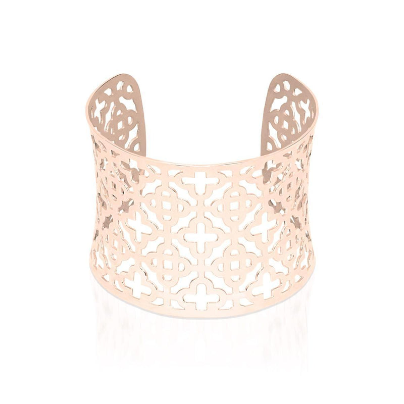 Clover | 18k Rose Gold | Laser Cut Cuff