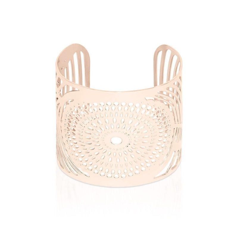 Sunrise | 18k Rose Gold | Laser Cut Cuff