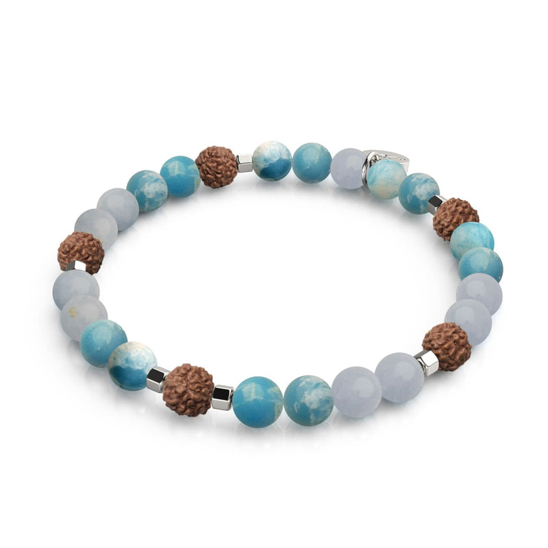 Prana | Gemstone Rudraksha |  Mala Bracelet