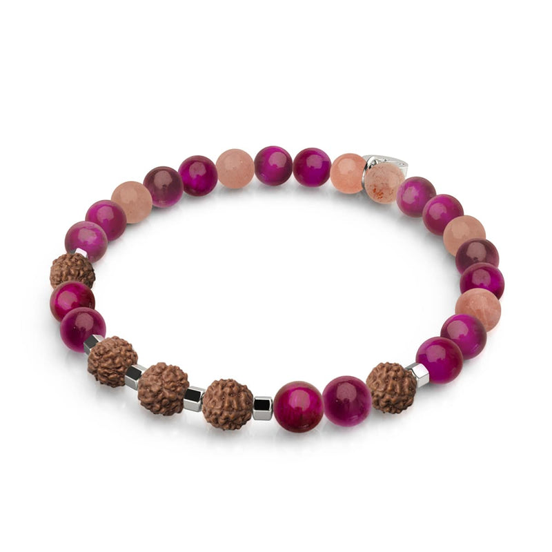 Solstice | Gemstone Rudraksha |  Mala Bracelet