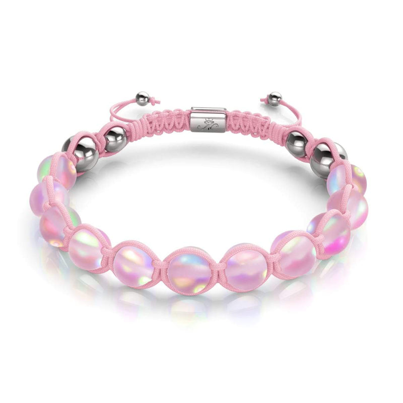 Pink | Silver | Mermaid Glass Charmballa Bracelet