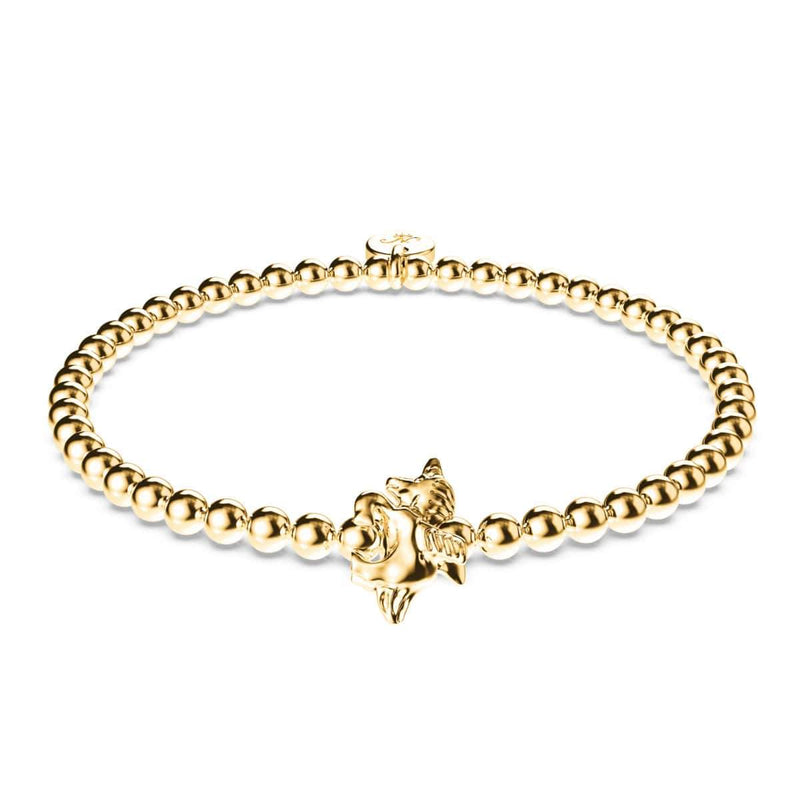 Pegasus | 18k Gold | Winged Unicorn Charm Bracelet