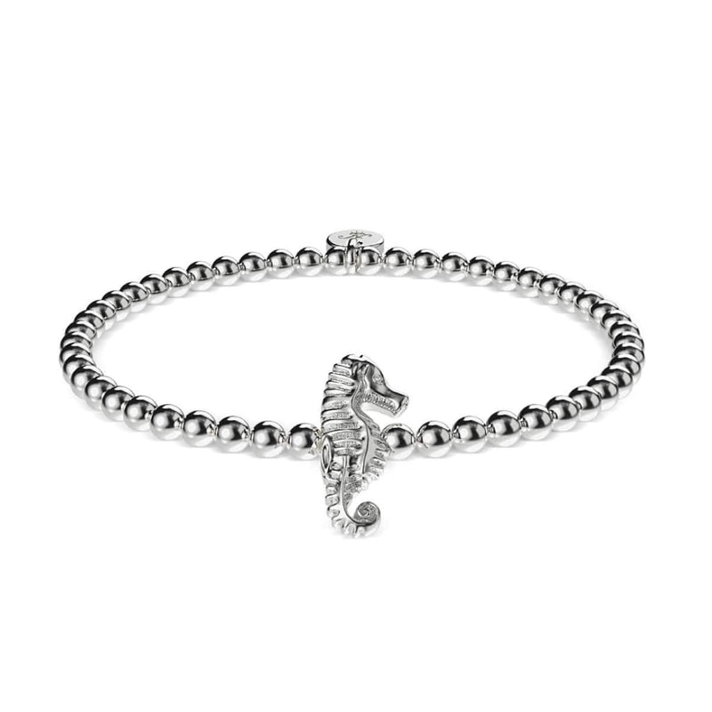 Reef | Silver | Seahorse Charm Bracelet