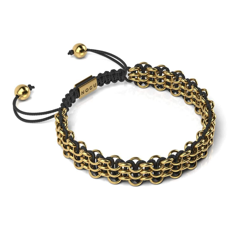 Lion Links | Original Kismet Bracelet | Black x Gold